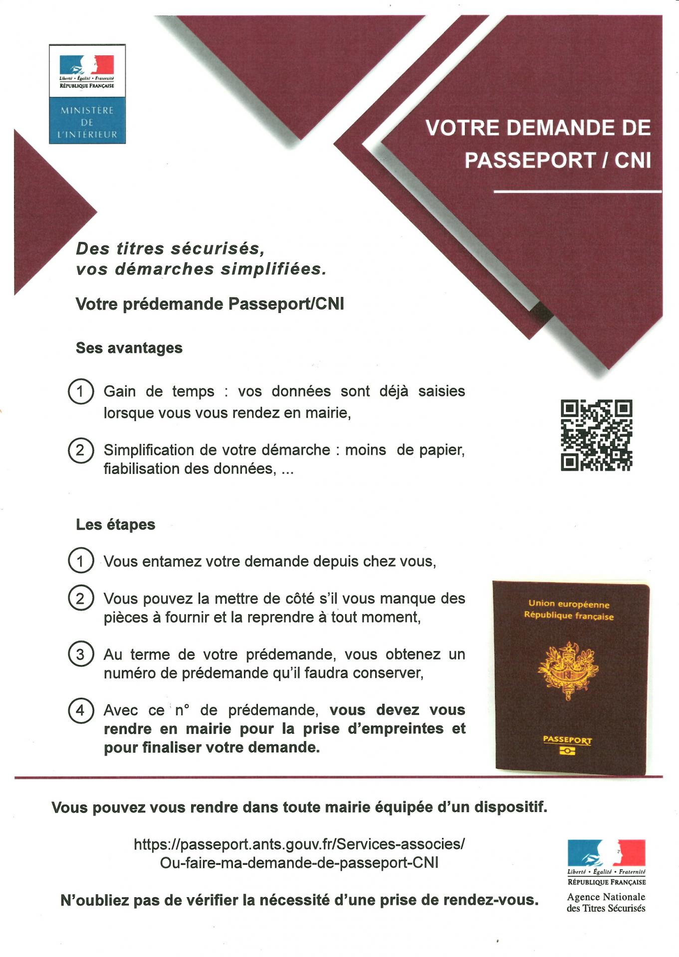 Passeport mode d emploi