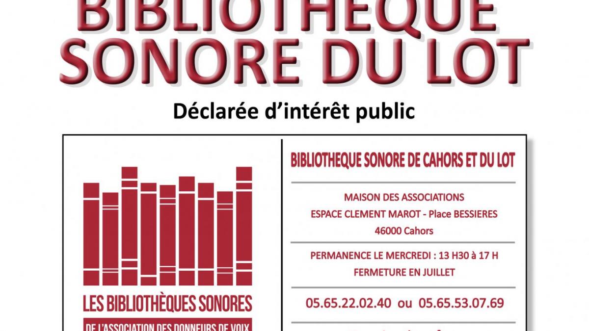 Affiche bibliotheque sonore a4